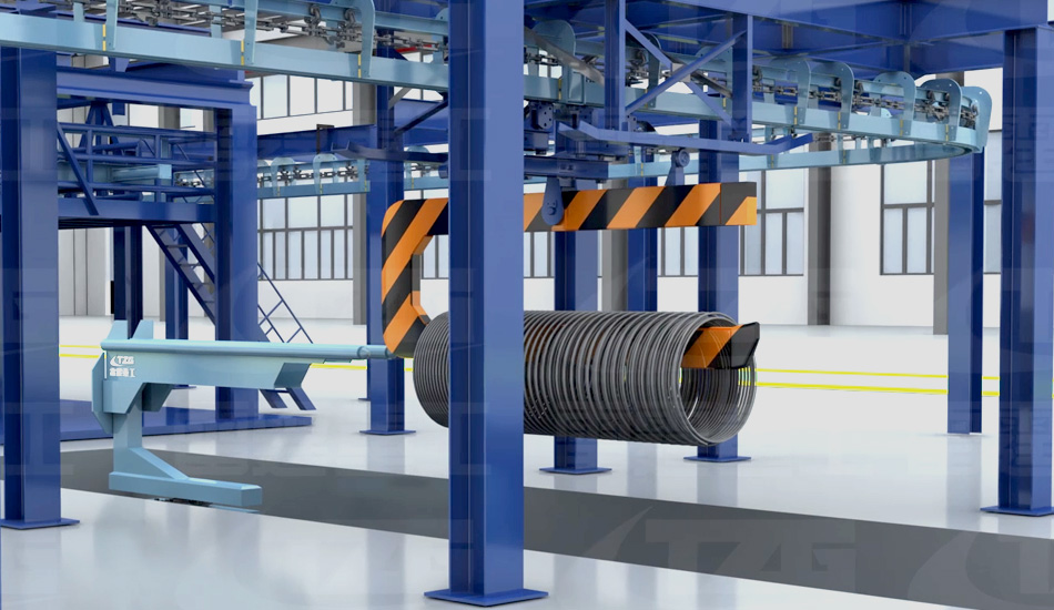 重型懸掛式PF線智能輸送系統(tǒng)